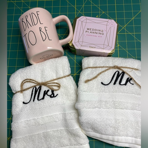 Rae Dunn Bridal Cup and Kit - Picture 2 of 3
